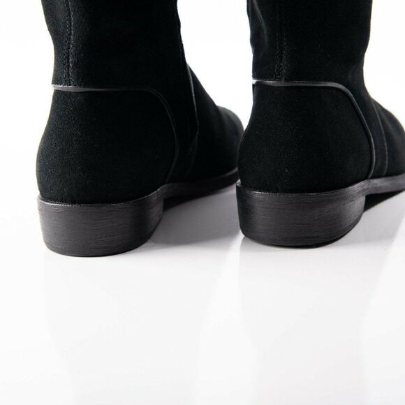 UGG® Womens Gracen Suede Block Heel Riding Boots - Picture 7 of 9